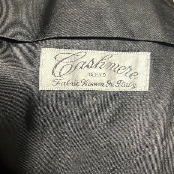 Ralph Lauren Cashmere Classic Dresscoat - CHAPS Sz 44 L Charcoal GUC - Picture 8 of 10